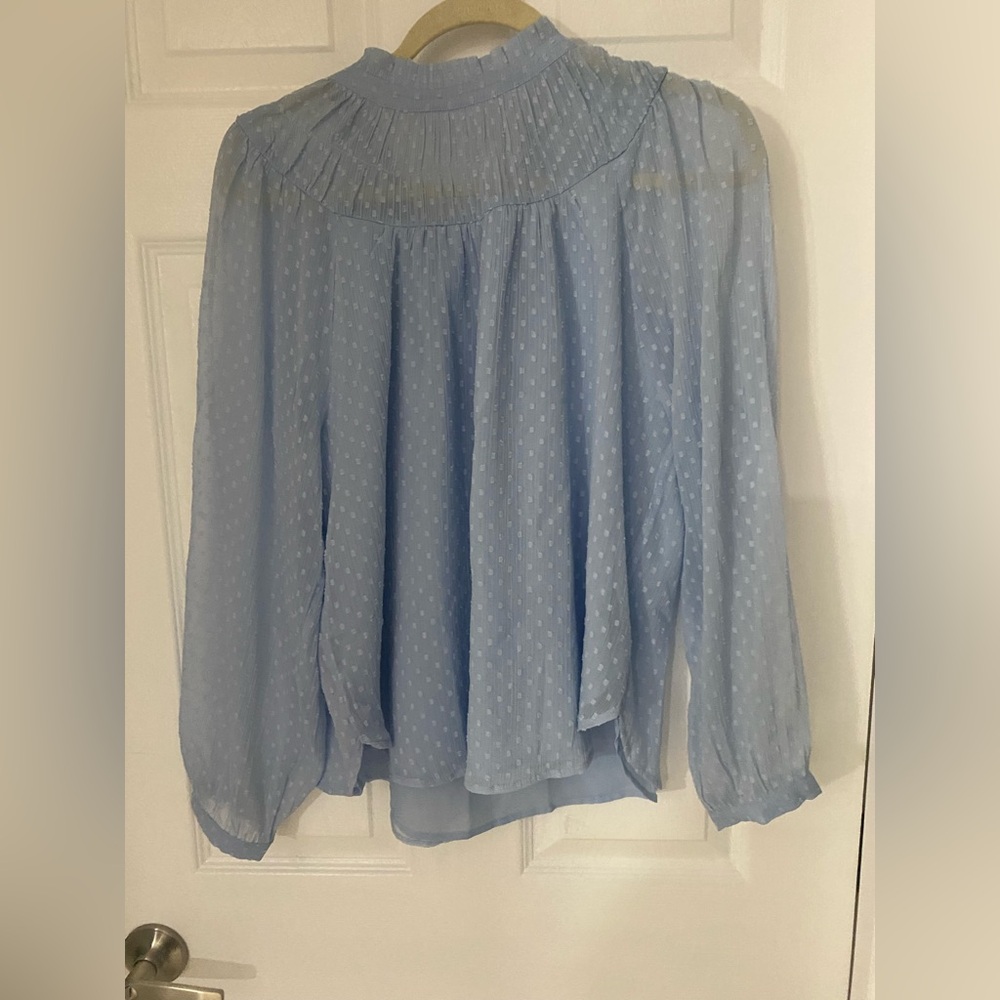 Loft Light Blue Women's Top NWT size M